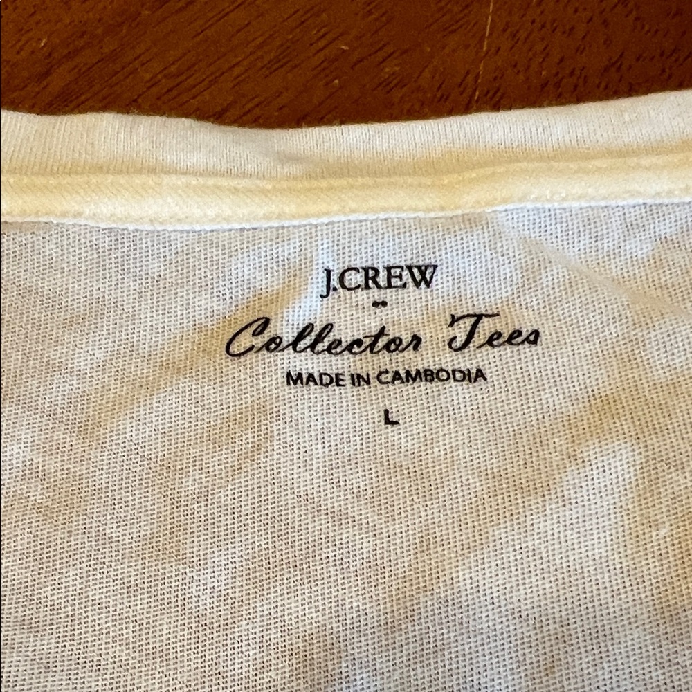 J. Crew White Tee with Pink Octopus Graphic - Picture 4 of 6